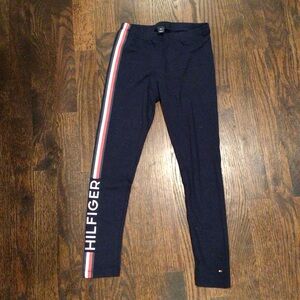 Tommy Hilfiger - Navy Blue Leggings with stripes